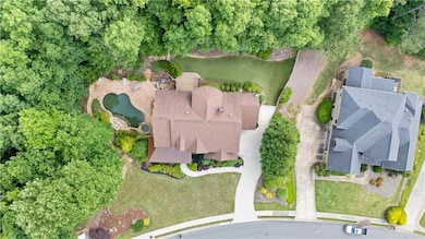 Aerial view of property's location