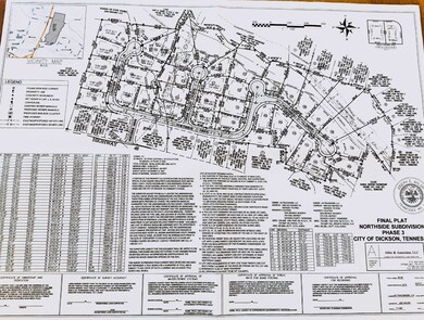 NORTHSIDE SUBDIVISION- PHASE 3 SURVEY Some of the Lots that back up to the Stream are Approved Building Lots but will require Flood Insurance ***Note 24 Lots of the 37 Lots are Under Contract to 1 Developer as of 8.2.2024