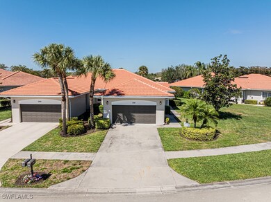 Mediterranean / spanish house with concrete drivew