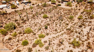 Overhead view of lot from SE