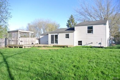Large deck for summer relaxation