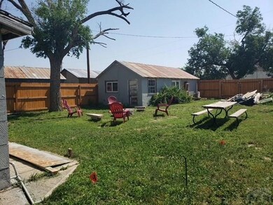 Fenced yard