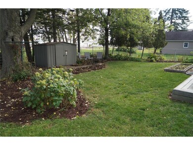 Completely fenced back yard