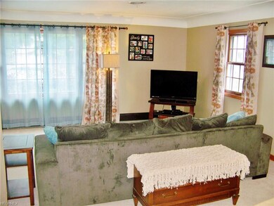 View of living room from dining room
