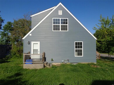 West side of house