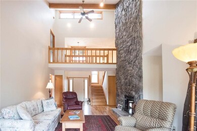 Living Room facing the front of the house showing 