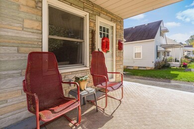 West facing front porch