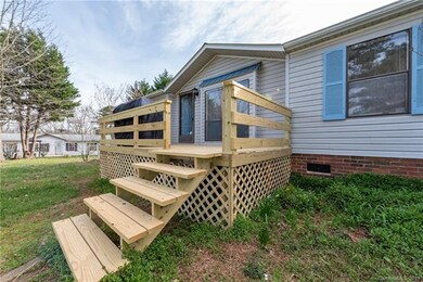 Front door entry has a newly built deck/porch area