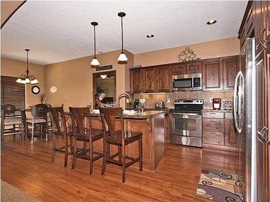 This open kitchen looks just like something out of