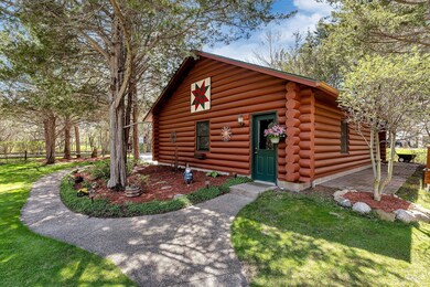 Stunning landscaping cover the grounds