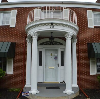 Classic columned entry. All exterior paint has bee