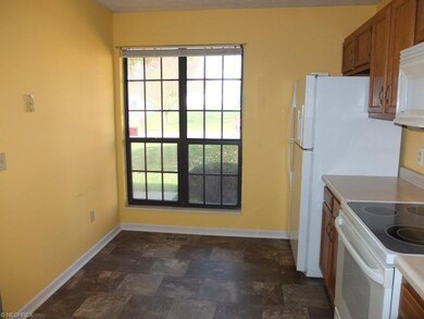 Fully applianced, eat in kitchen.