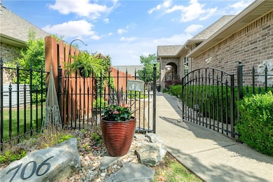 Private gate entry to front door