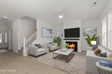 Virtually Staged Living Room