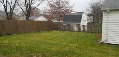 Good sized area behind the garage to.