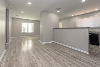 Open concept dining area