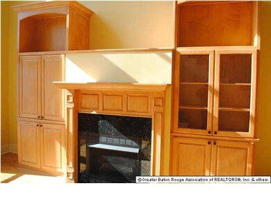 customer cabinet surround fireplace