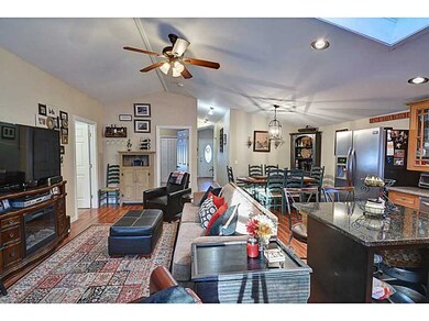 Living Room. Cathedral Ceiling