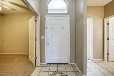 Inside front entry