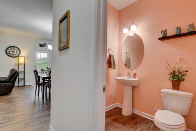 POWDER ROOM OFF FOYER