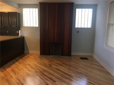 The living room has been opened to the former dini