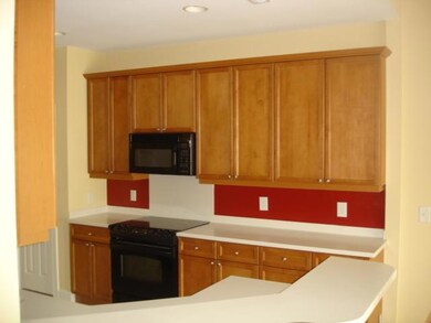 Lots of counter  space and cabinets.