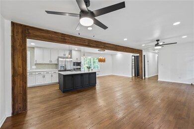 Dark walnut wood beam