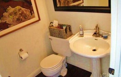 Powder room on main floor.