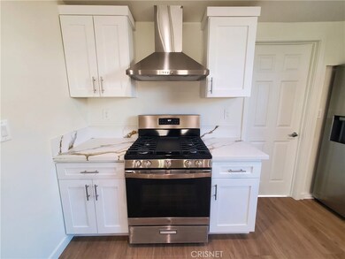 Upgaded stainless steel appliances and hood.