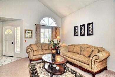 View of the living room and the entry