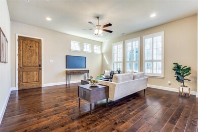 Living area with a healthy amount of sunlight, bas