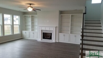 Built Ins and Fire Place
