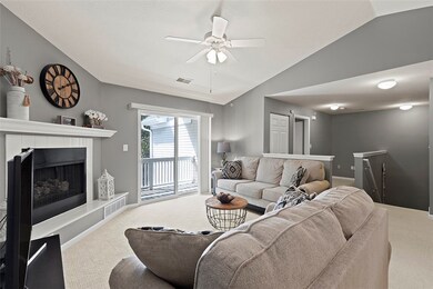 Updated throughout, neutral paint color, and vaulted ceilings