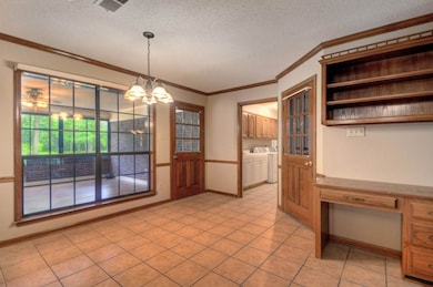 This Kitchen Features A Homework And Computer Area
