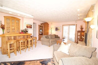 One of many entertainment spaces in this charming 
