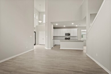 Great room open to kitchen