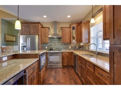 knotty alder cabinets, hand scraped Asian walnut w