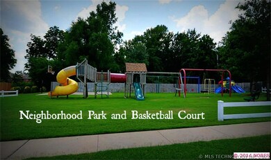 Neighborhood park has newer equipment.  Great bask
