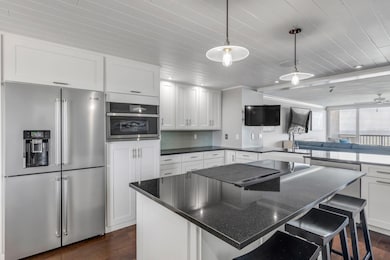 Completely renovated kitchen with raised ceilings