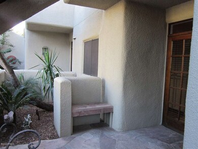 Front entry and courtyard