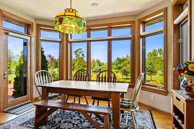 Informal dining in kitchen area 