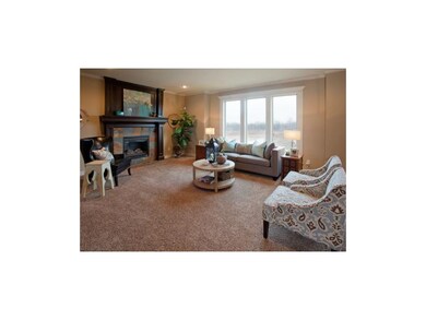 Great Room with oversized gas direct vent sealed u