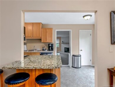 Enjoy serving family snacks at the breakfast bar.