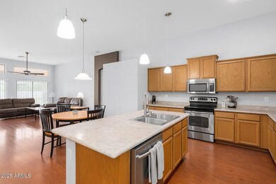 Open-Concept Kitchen & Living Area
