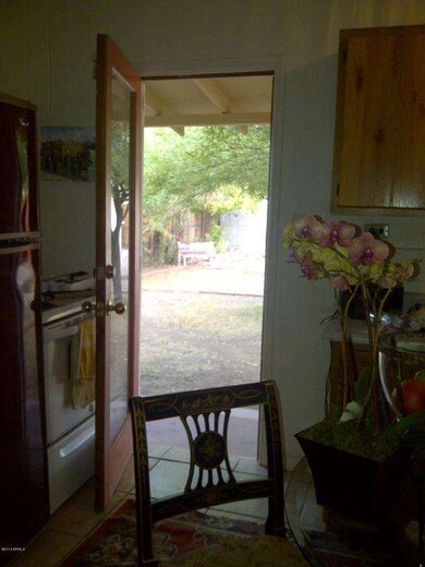 Backyard from kitchen
