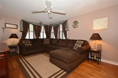 Large Living Room with Beautiful Hardwood Floors