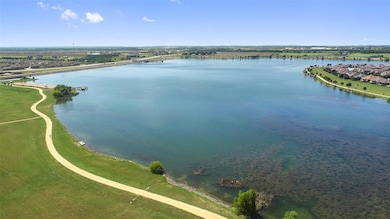 Drone / aerial view of a large body of water