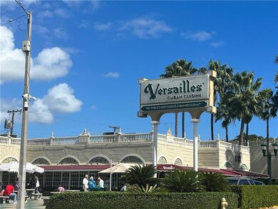 Mins walk to the renowned Cuban restaurant Versail