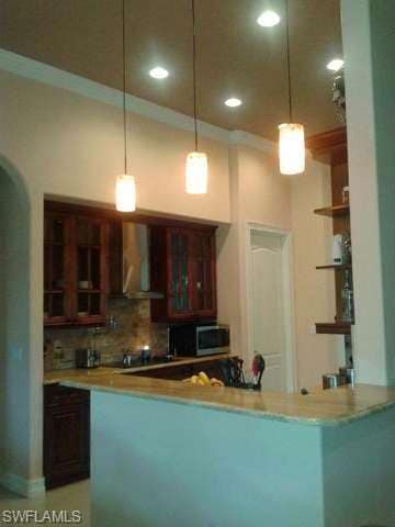 kitchen view from Living area