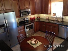 Granite counter with LED light